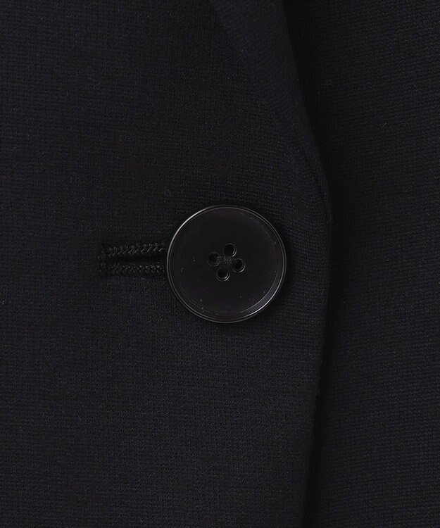 自由区 【好評につき追加生産/洗える】WASHABLEPONTE テーラードジャケット ネイビー系