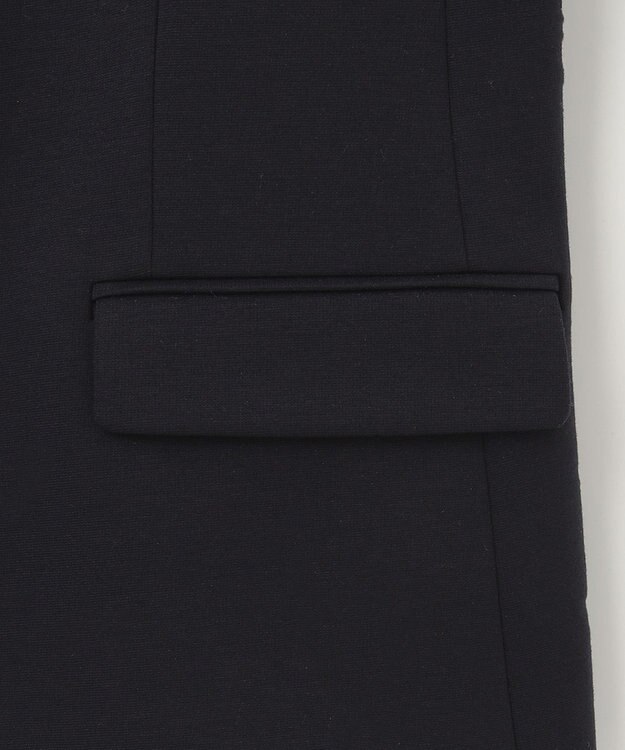 自由区 【好評につき追加生産/洗える】WASHABLEPONTE テーラードジャケット ネイビー系