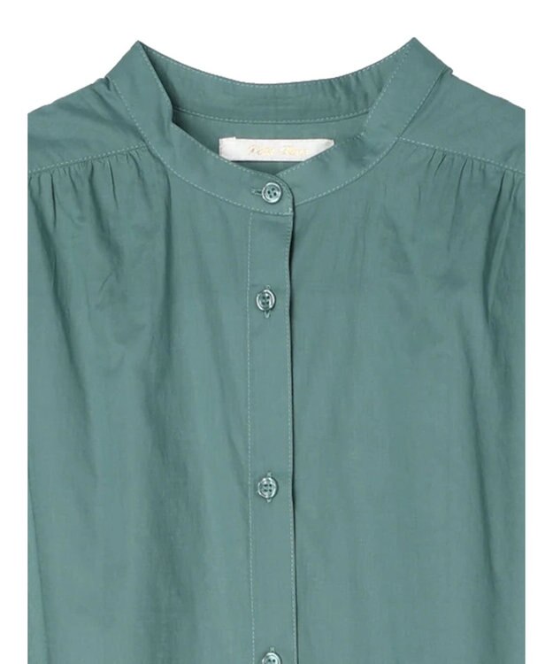 Green Parks ・Ｐｅｔｉｔ　Ｆｌｅｕｒ　カラーシャツワンピース Green