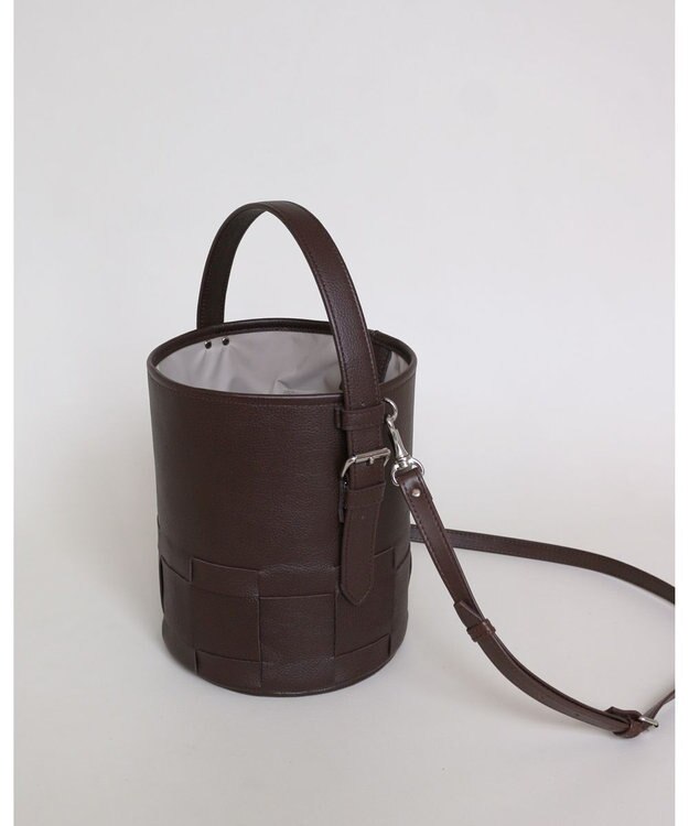 MORROW by thank HAZEL NL ハンドバッグ ディープブラウン