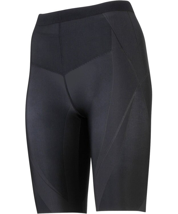 CW-X 【WOMEN】 CW-X レディース スポーツタイツ ハーフ(ひざ上丈) 下半身サポート(股関節・腰・おしり・ふともも) マラソン 球技 HZY695 /ワコール ブラック