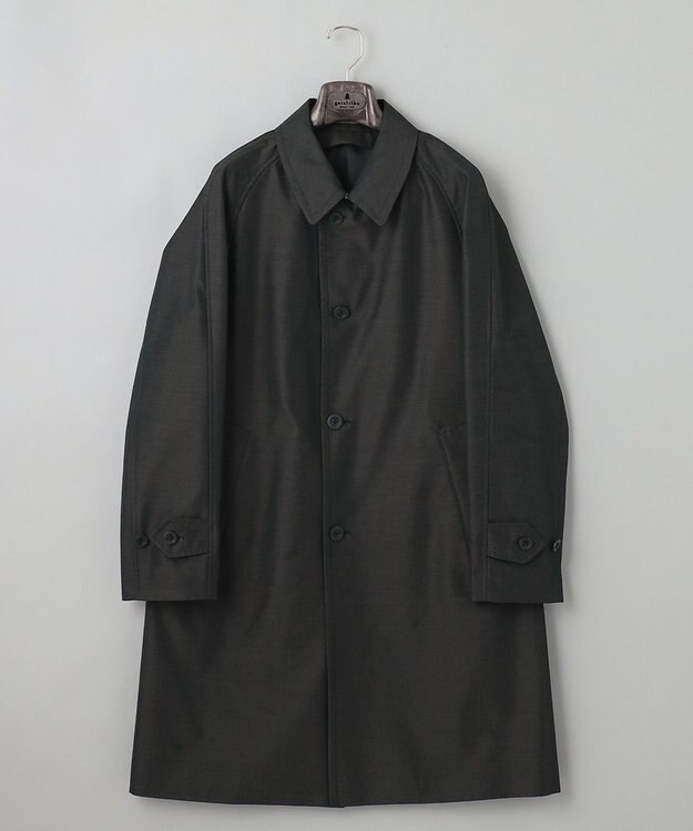 GOTAIRIKU 【山栄毛織】コットンモヘア ラグラン コート ダークブラウン系