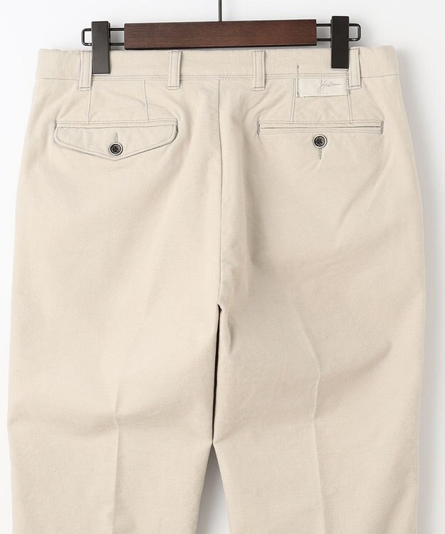 JOSEPH ABBOUD 【キングサイズ・裏起毛/ウエスト伸びる】オーガニックコットン2WAYストレッチカルゼ パンツ ベージュ系