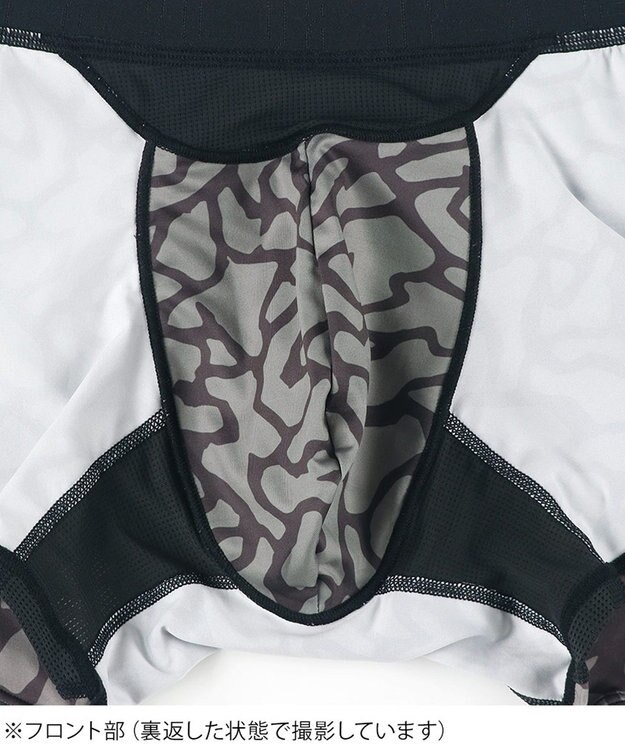 WACOAL MEN ボクサーパンツ 風が通ってムレ軽減。 ダブルエアスルータイプ 吸汗速乾 前閉じ GT3910 /ブロス バイ ワコールメン シナモンブラウン