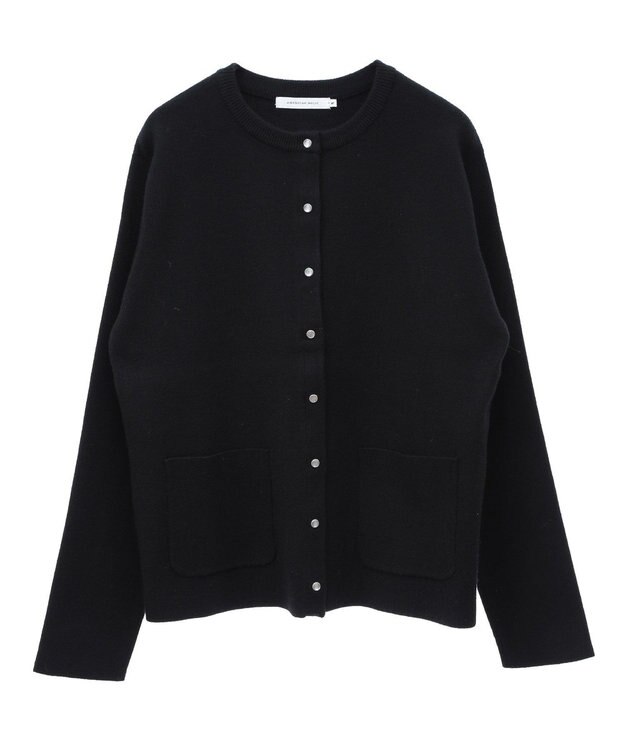 AMERICAN HOLIC バイパチクルーネックニットカーディガン Black