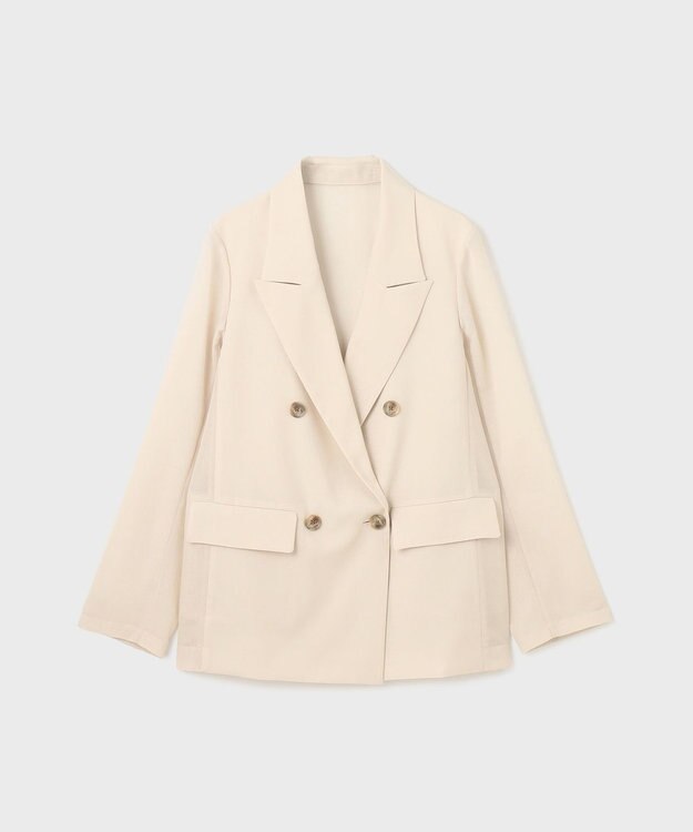 GRACE CONTINENTAL シアーテーラードジャケット ベージュ