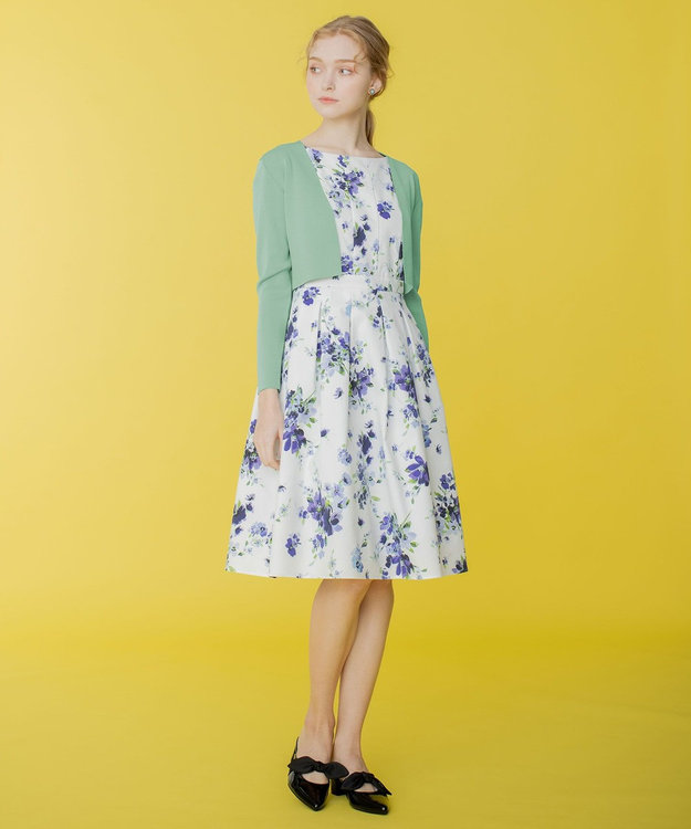 TOCCA 【洗える！】SQUARE BOLERO ボレロ グリーン系