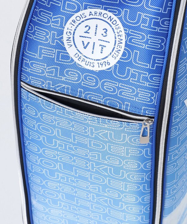 23区GOLF 【UNISEX】オリジナル変形ロゴ キャディバッグ スカイブルー系5