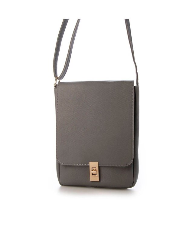 UNBILLION ペルケ perche / 7ポケットレザーポシェット ダークグレー