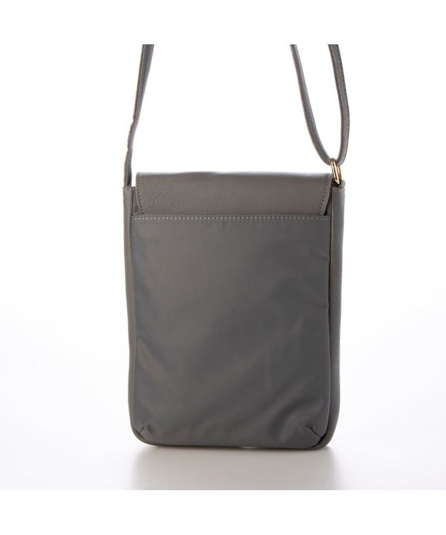 UNBILLION ペルケ perche / 7ポケットレザーポシェット ダークグレー