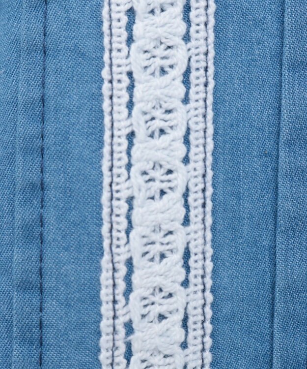 earth music&ecology セーラーカラーブラウス Medium Indigo