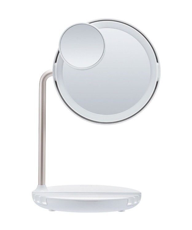 YAMATO テーブル＆キッチン 【フェスティノ】充電式LEDファンミラー  ホワイト  SMHB-032-WH ホワイト