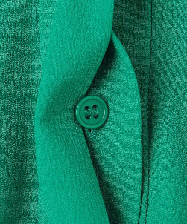 UNFILO BREEZEMOVE ペプラムブラウス グリーン