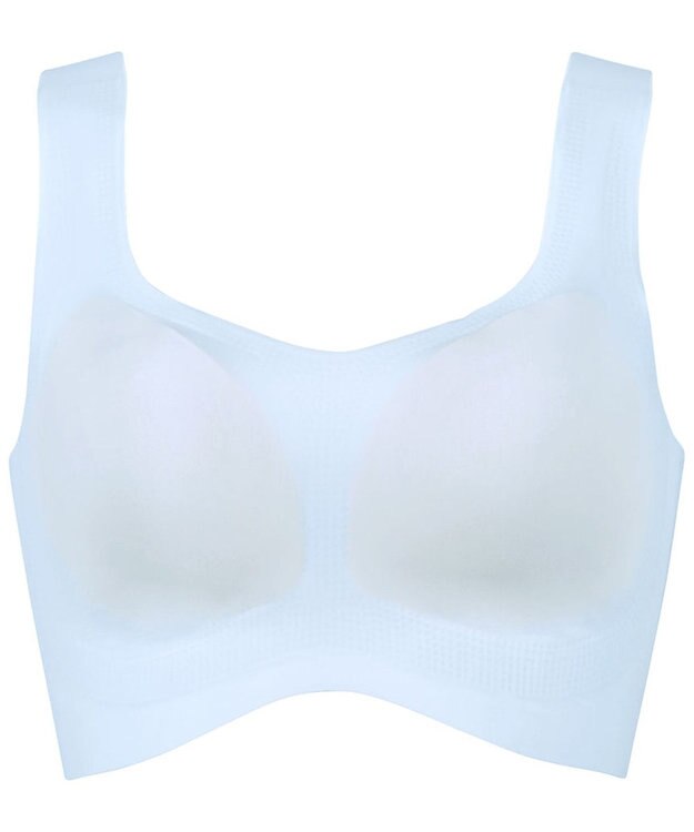 Wing ノンワイヤーブラ 【フィットトップ】 よく伸びて快適フィット 身生地部は吸汗速乾 MB1010 ウイング／ワコール サックス