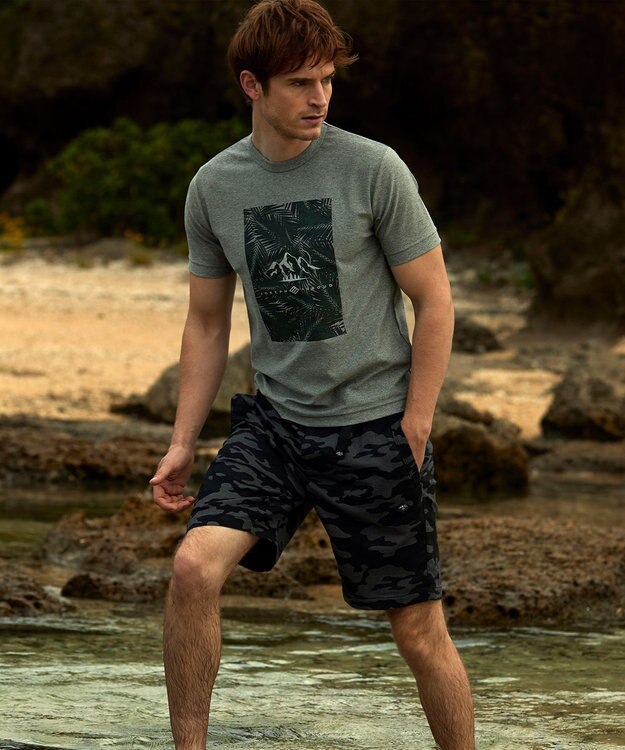 JOSEPH ABBOUD MOUNTAIN 【UNISEX】オーガニックコットンシャンブレーカモ ハーフパンツ ブラック系5