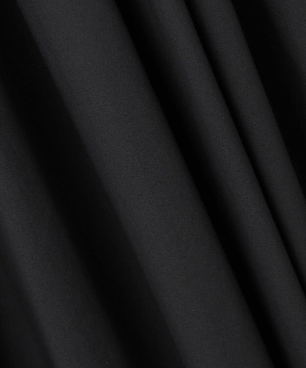 uncrave 【洗濯機洗い可】カラータイプライター フレアスカート（uncrave WHITE） ブラック