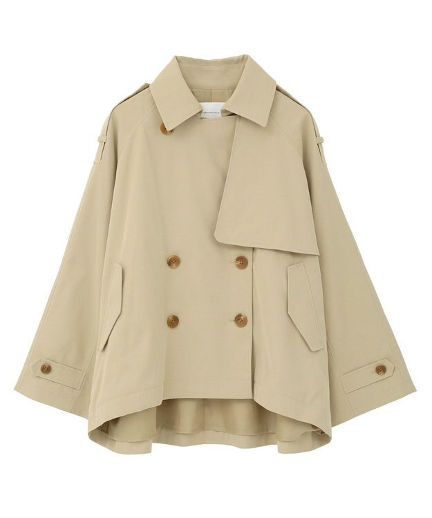 AMERICAN HOLIC 【先行予約】ショートトレンチコート Beige