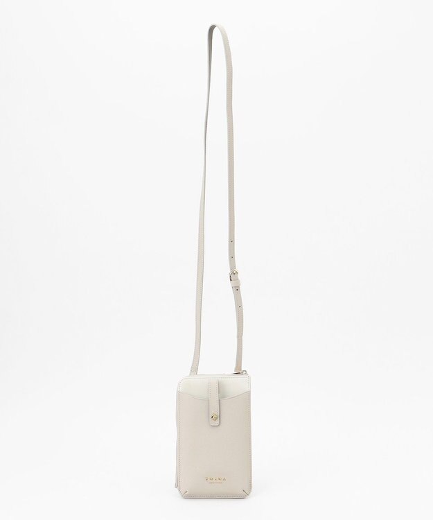 TOCCA 【ギフトにおすすめ！】PETALRIM MULTIBAG マルチバッグ ライトグレー×ホワイト系