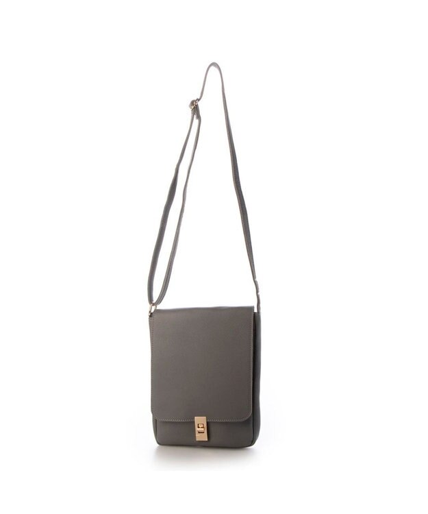 UNBILLION ペルケ perche / 7ポケットレザーポシェット ダークグレー