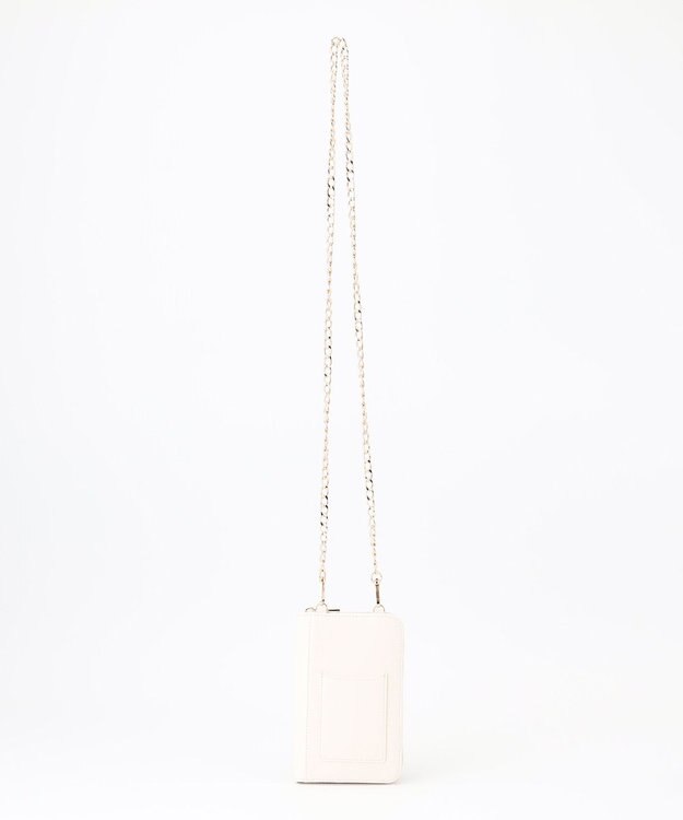 LA BAGAGERIE 【インスタグラマー chiyoさん×LA BAGAGERIE】チェーンスマホショルダー ホワイト