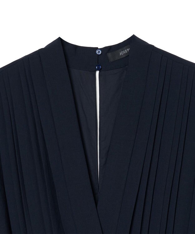 JOSEPH エアリープリッセ　ジャンプスーツ Navy