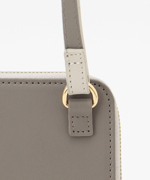 TOCCA 【ギフトにおすすめ！】PETALRIM MULTIBAG マルチバッグ ライトグレー×ホワイト系