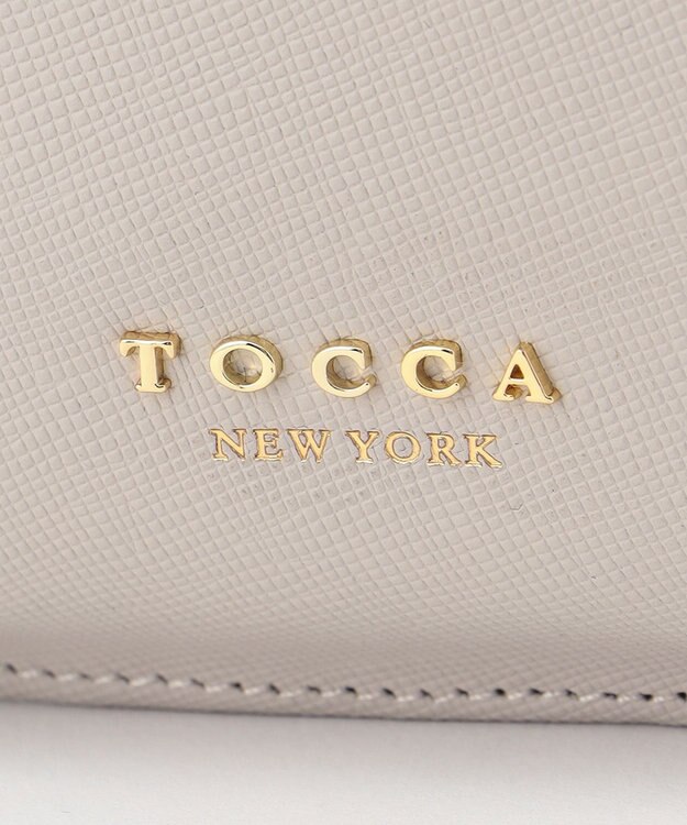 TOCCA 【ギフトにおすすめ！】PETALRIM MULTIBAG マルチバッグ ライトグレー×ホワイト系