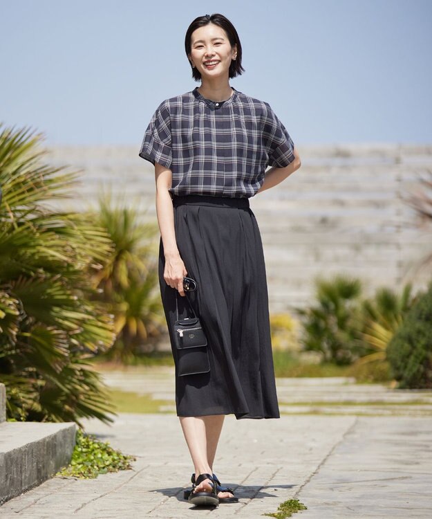 J.PRESS LADIES ベルト サンダル ブラック系