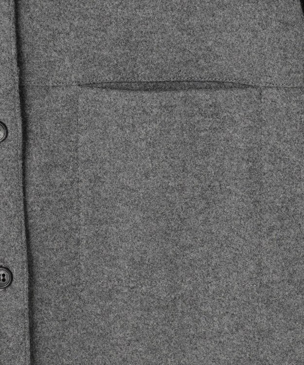 J.PRESS LADIES S 【季節の変わり目に】TWILL NEEDLE シャツ ミディアムグレー系