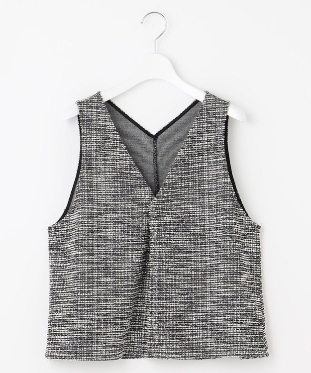 J.PRESS LADIES S ラメツイード ビスチェ ブラック系5