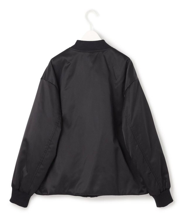 ICB 【WEB限定】 ナイロンラスターサテン MA-1 ブラック系