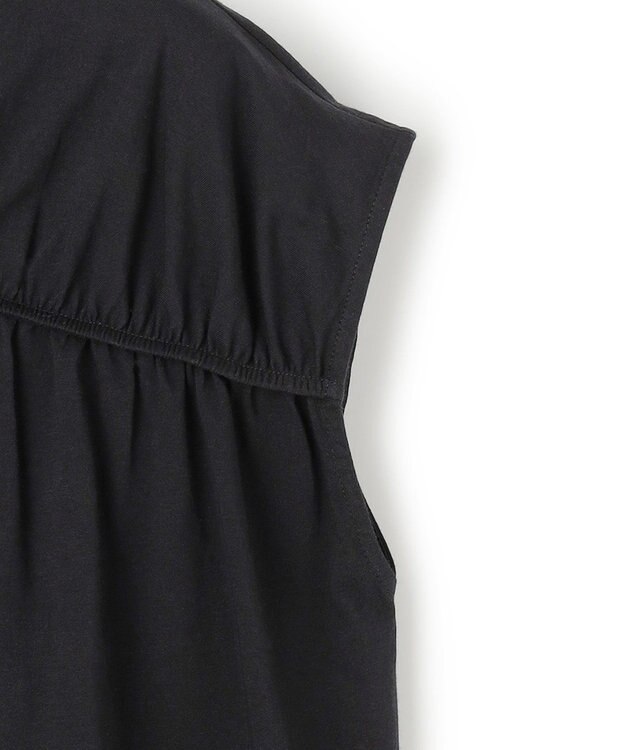 23区 【SLOW/一部店舗限定】シャーリングデザイン 2WAY カットソー ブラック