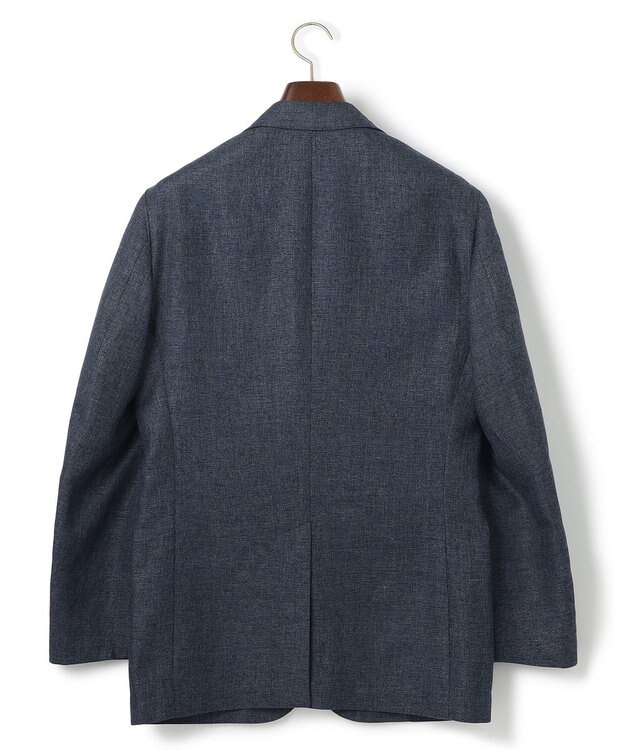 J.PRESS MEN 春夏の上質ジャケット【NEW SATGE】エレガントサマーメッシュ ジャケット ブルー系