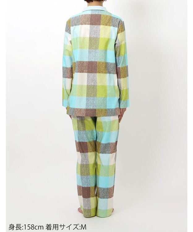 WACOAL パジャマ 【AVOCA×ワコール】 長袖 長ズボン 綿100%(本体) レディース BDX740 /ワコール メロン