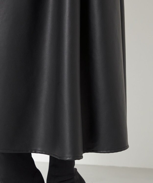 NAVE 【Nave】ヴィーガンレザー スカート ブラック系