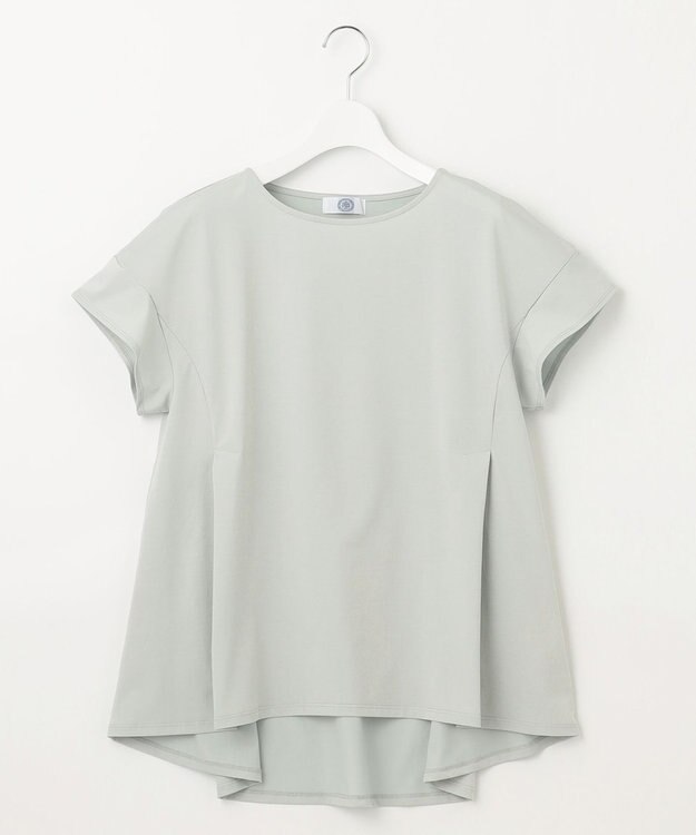 J.PRESS LADIES 【WEB限定・吸水速乾】OUKAプレーティング カットソー ライトグリーン系