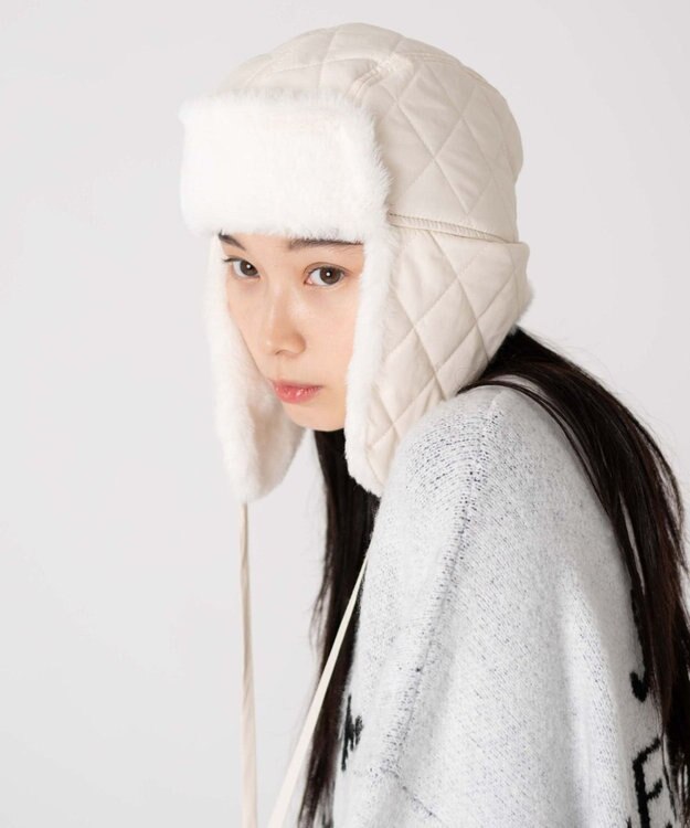 WEGO 【ユニセックス着用ITEM】フライトキャップ オフホワイト