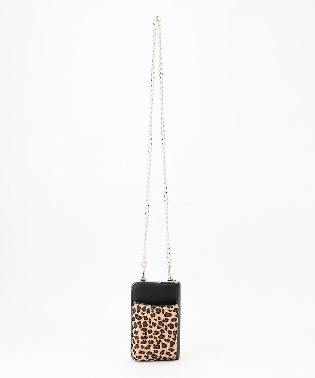 LA BAGAGERIE 【インスタグラマー chiyoさん×LA BAGAGERIE】チェーンスマホショルダー ブラック