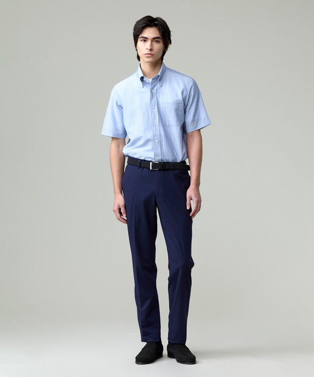 J.PRESS MEN REDA ACTIVE サマードレスシャツ / B.D. ブルー系