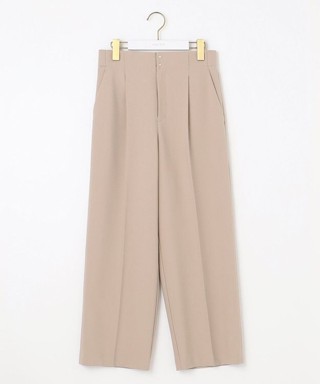 ANY SIS 【WEB・一部店舗限定】褒めらレディワイド パンツ ベージュ