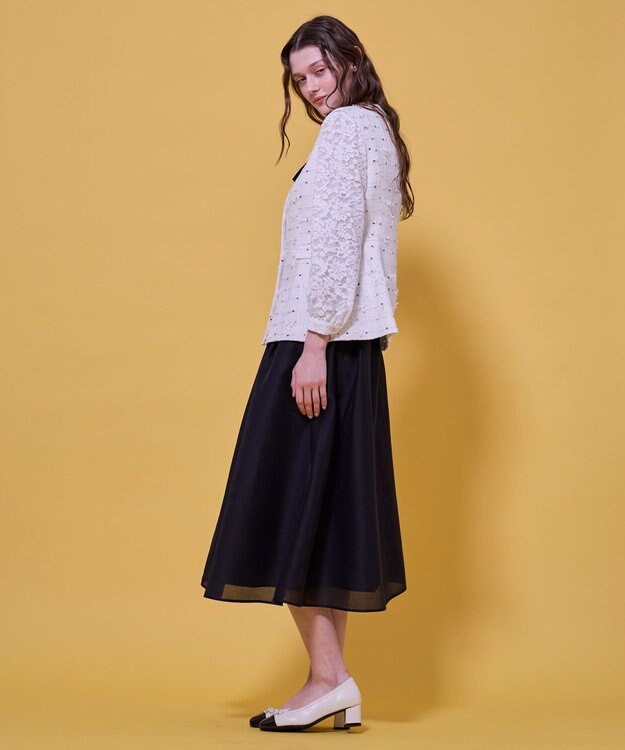 TOCCA 【八木アリサさん着用】【消臭】FLOWER HIDE AND SEEK ジレ アイボリー系