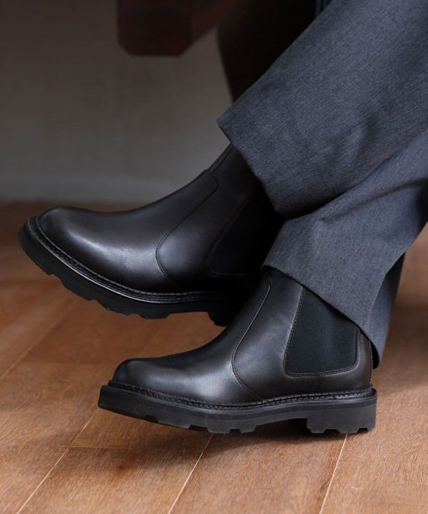 REGAL FOOT COMMUNITY 【リーガルレディース】F75R サイドゴアブーツ ブーツ ブラック