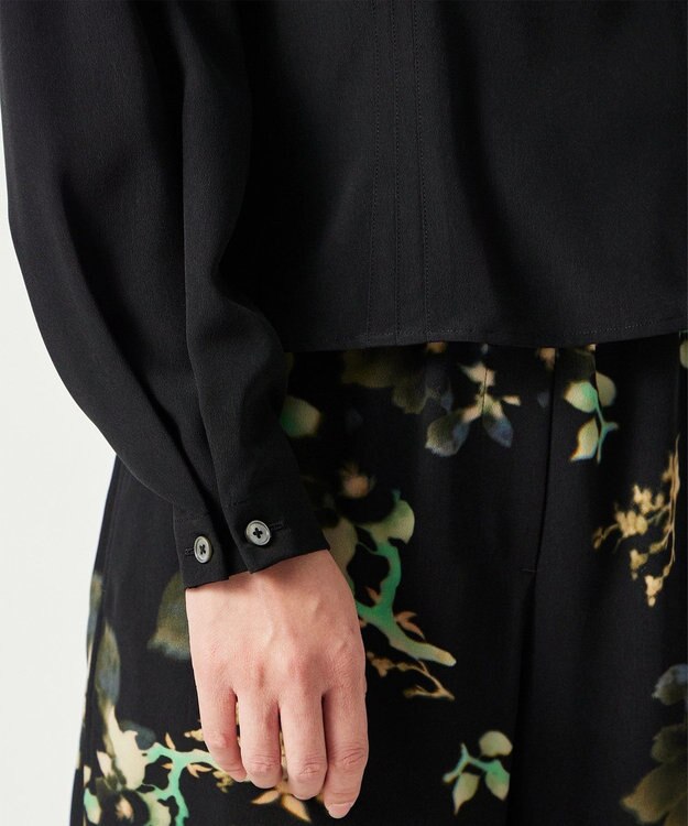 Paul Smith Lens Blur Botanical ブラウス ブラック