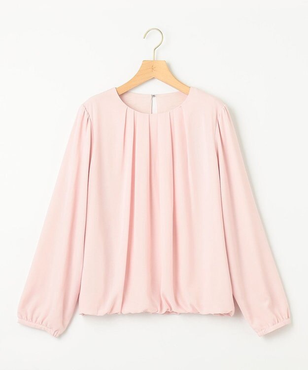 組曲 ドビーシフォン ニュアンスタック ブラウス ローズ系