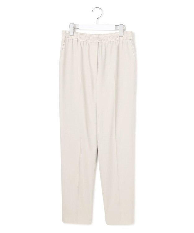 ICB 【UVカット・洗える】ウール2WAYストレッチ ドロストパンツ トープ系