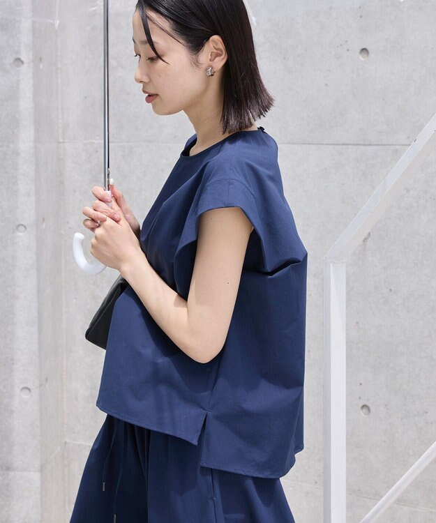 AMERICAN HOLIC 【多機能】タックトップス＋ギャザースカート Navy