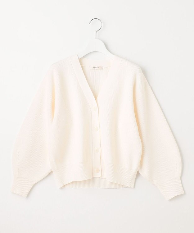 Feroux Ｖネック カーディガン ホワイト系