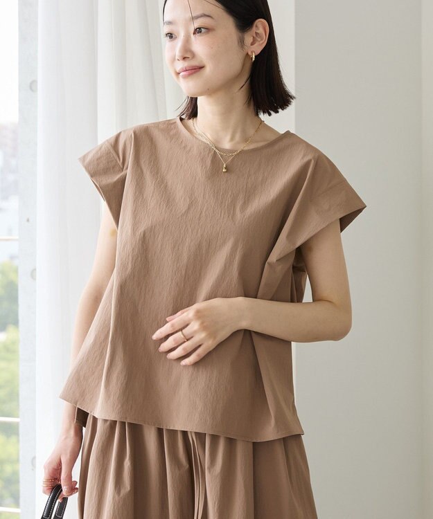 AMERICAN HOLIC 【多機能】タックトップス＋ギャザースカート Mocha