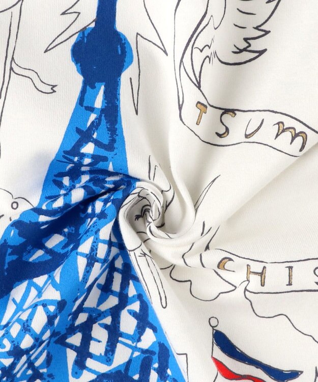 tsumori chisato SLEEP ツモリチサト トップス 長袖 ルームウェア 綿100%(本体) レディース UTX585 /ワコール アイボリー