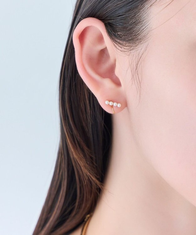 Phoebe 【痛くないシリーズ/金属アレルギー対応】バランスパールライトフィットイヤリング　ゴールド ゴールド